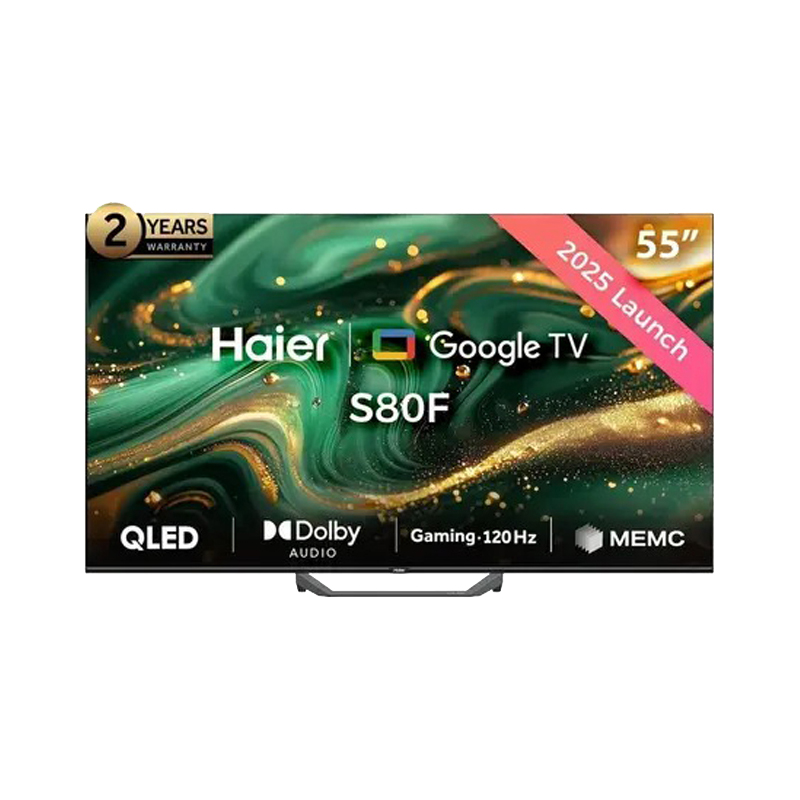 TV 55" Haier H55S80FUX 4K Ultra HD QLED Google TV