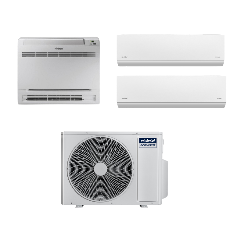 Multi Split Toyotomi Japan MULR32-36INV-4 36000 Btu, Apartament 2+1 Siperfaqe 90-120 m2, 9+9+18 Kbtu